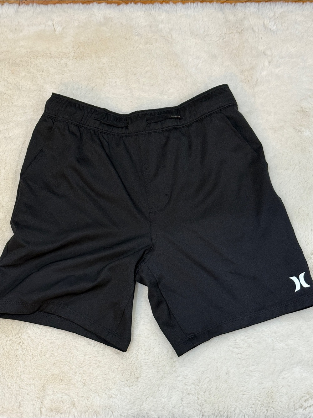 Hurley Black Kids Performance Athletic Shorts